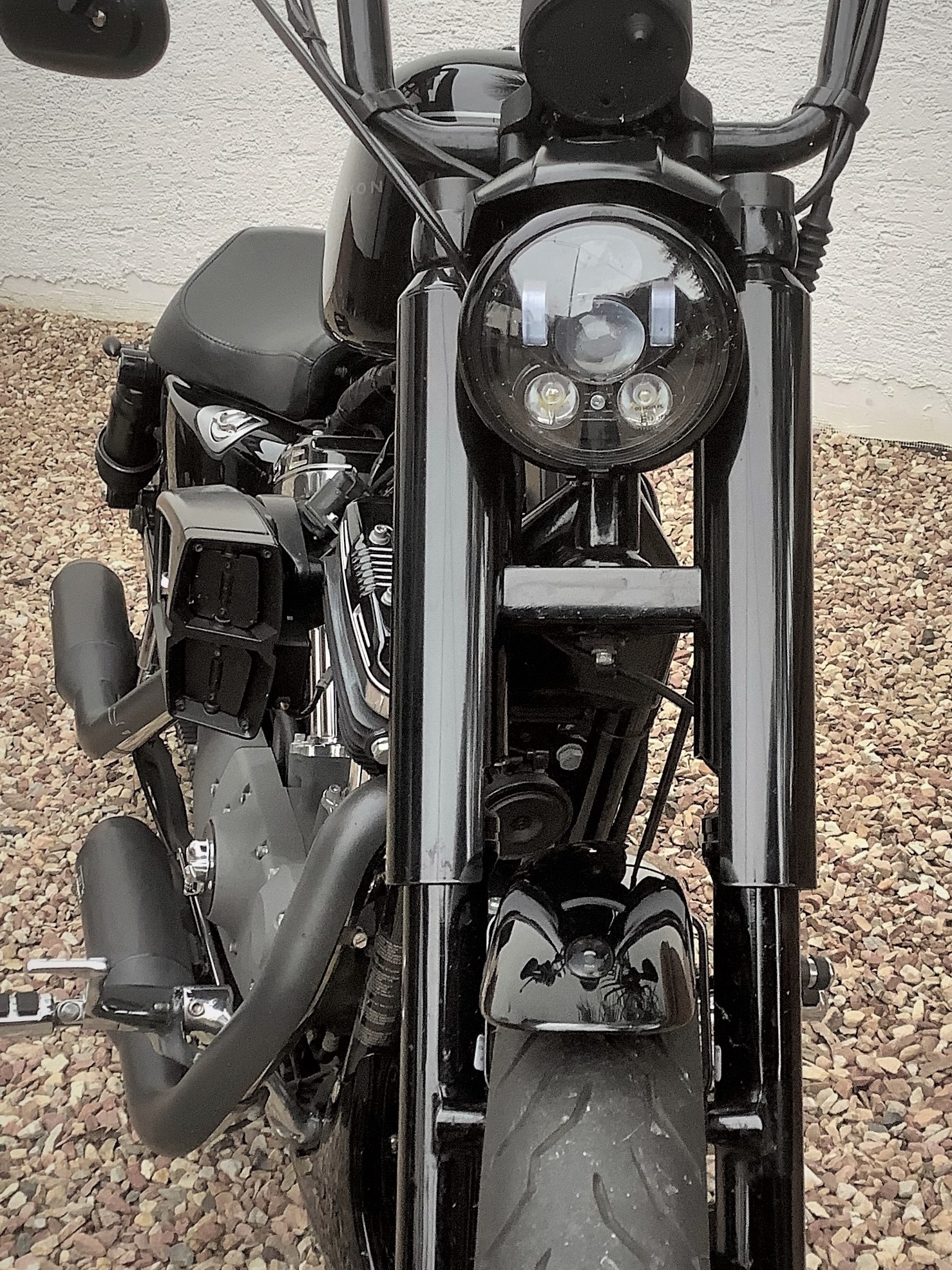 39mm Gabelrohr Gabel Cover Stoßdämpfer Abdeckung Für Harley Sportster XL883  1200